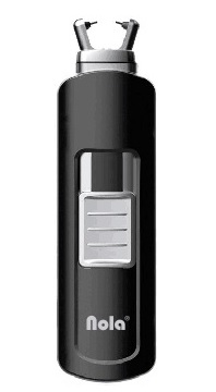 USB lighter / Arc lighter, black in a gift box